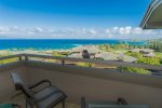 A private lanai is attached to the master bedroom and boasts breathtaking views of the island of Molokai and the Kapalua coastline. 